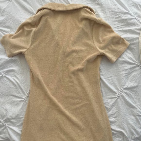 Reformation "Steffi" Cream Dress in Sand - Size Small - Picture 7 of 7